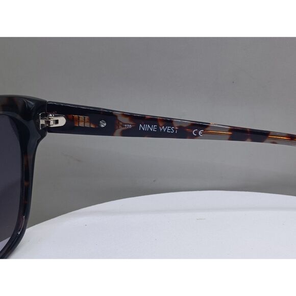 Nine West NW557S Womens Full Rim Square Tortoise Shell Smoke Lens Sunglasses main image 14